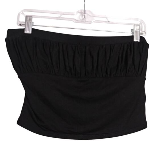 Free People Beach Black Strapless Tube Top Size M - Picture 1 of 8